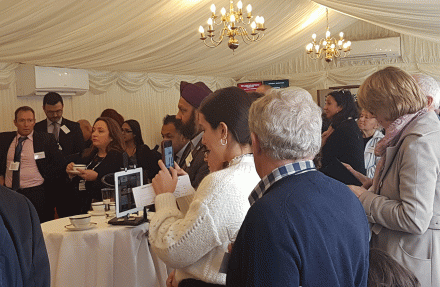 Audience at the UK Parliament launch of AF-related stroke event
