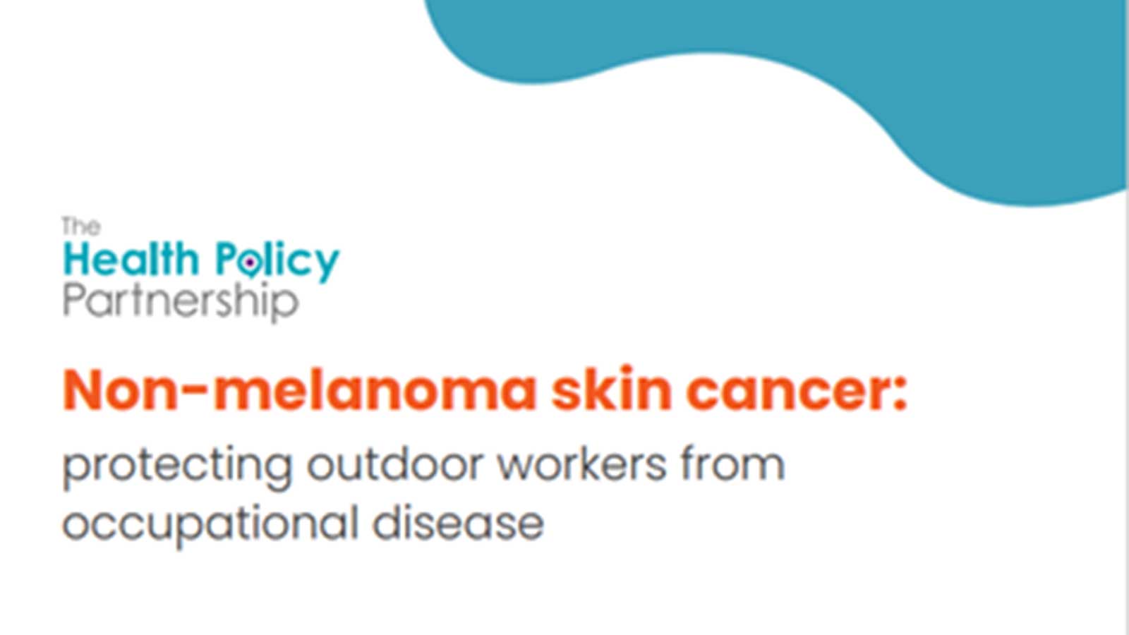 New discussion paper raises awareness of nonmelanoma skin cancer as an